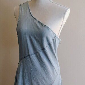 Light blue denim dress